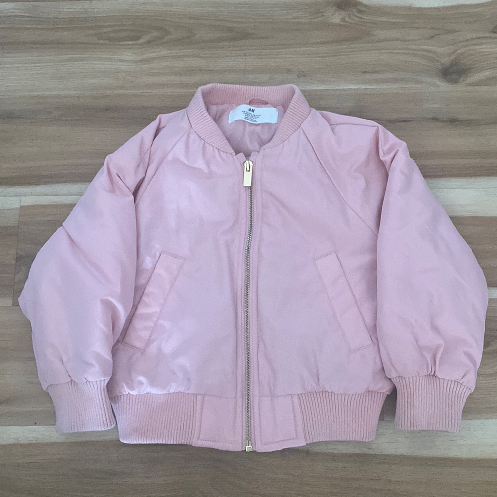 Light Pink Toddler Bomber Jacket